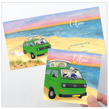 review celine ontwerp geboortekaartje op maat nynke boelens