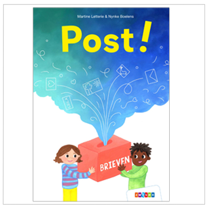 'Post' illustratie voor het omslag voor het leesboek
